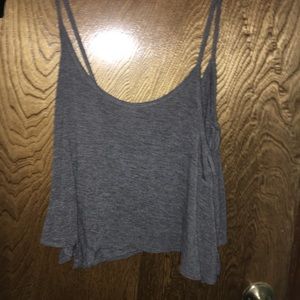 Grey crop top